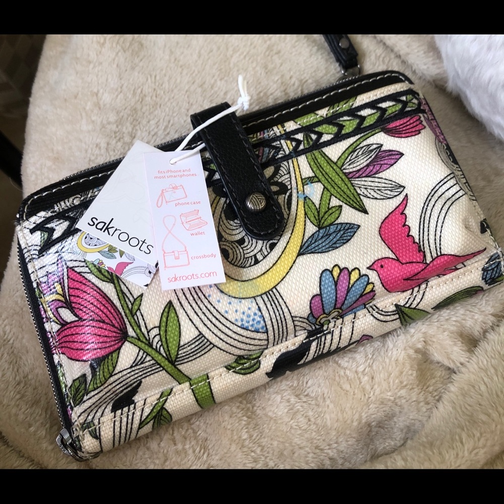 sakroots Tech wallet/crossbody purse